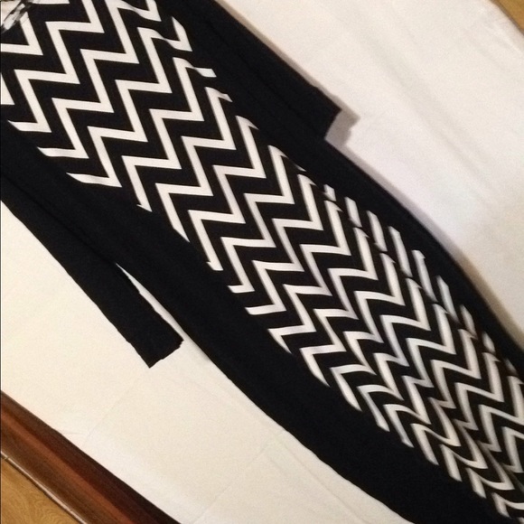 MILANO DRESS BLACK&WHITE SIZ LARGE 3/4SLEEVES NWT - Picture 5 of 5